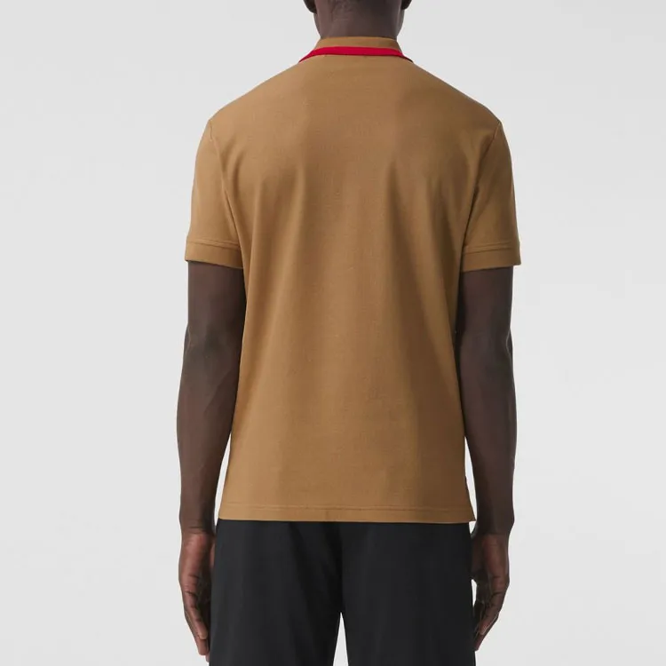 Burberry Logo Detail Cotton Piqué Polo Shirt-3