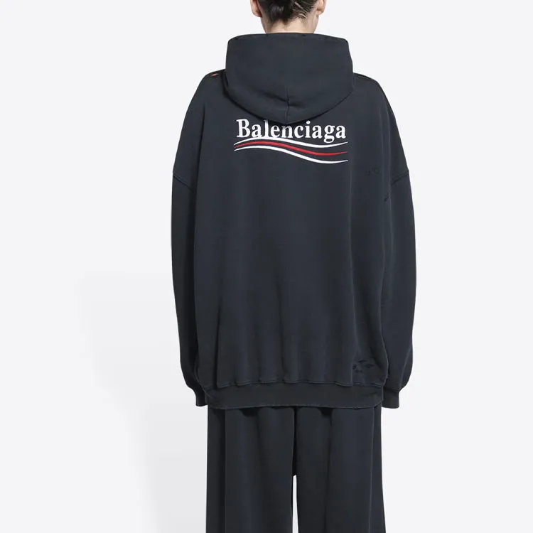 Balenciaga SS22 Sweatshirt Women's Black-3