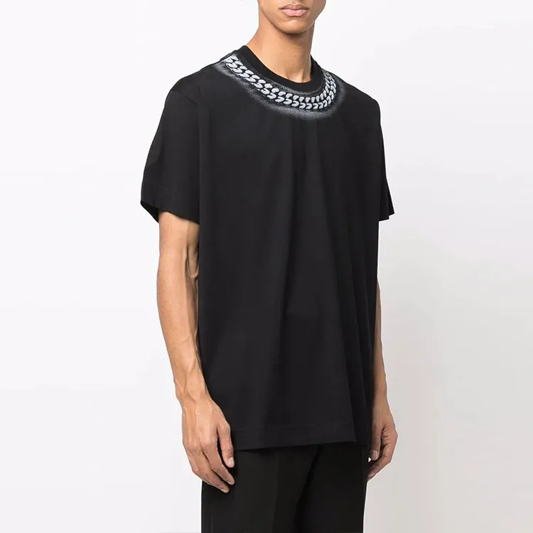 Givenchy T Shirts Men Black-3