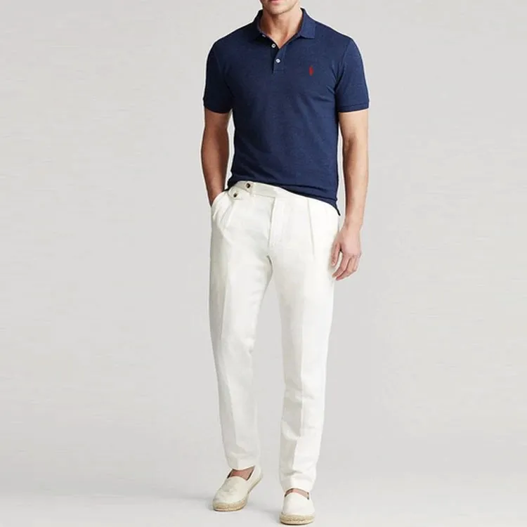 Polo Ralph Lauren Logo Embroidered Slim Fit Polo Shirt-1