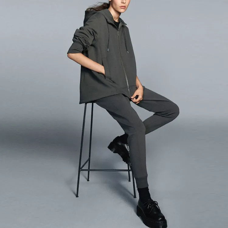 Jil Sander X UNIQLO Sweatshirts Women's Lead Gray-1