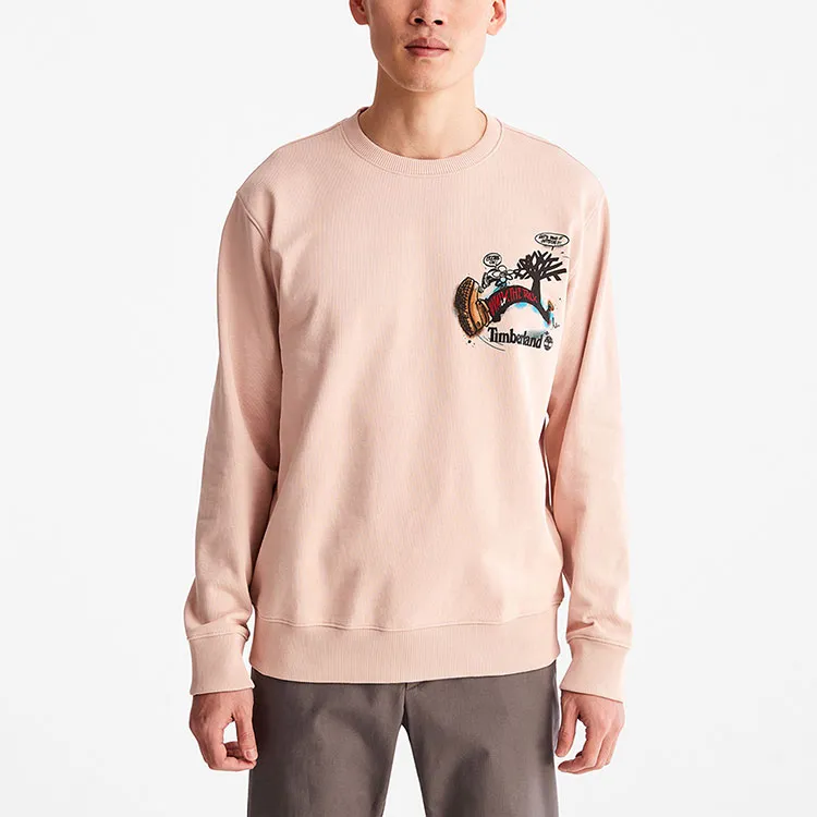 Timberland Sweatshirts Unisex Light Pink-5