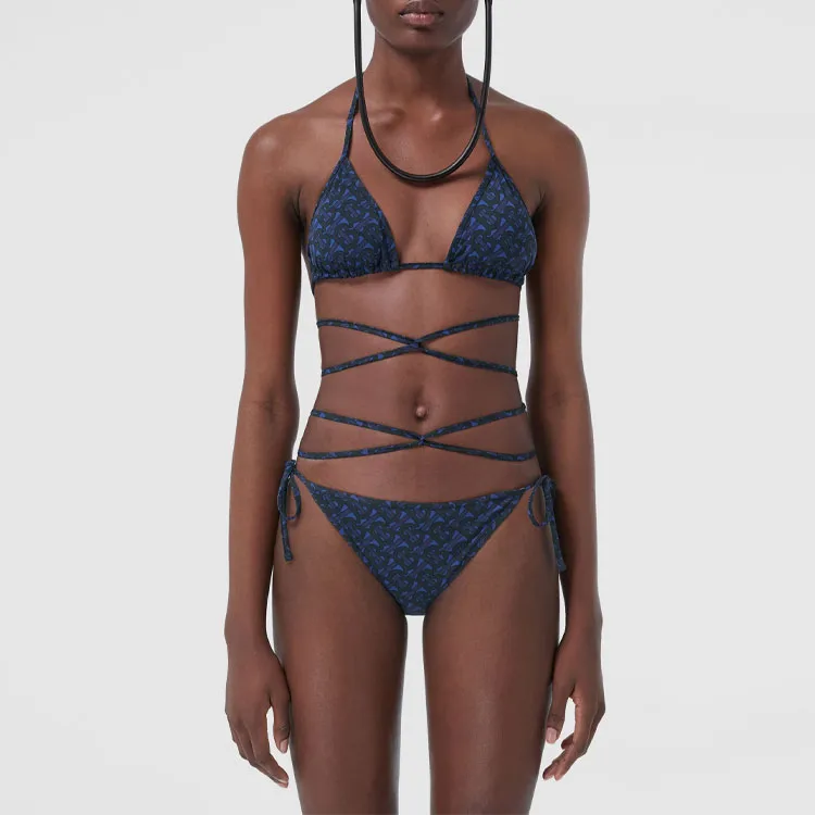 Burberry FW21 Bikini Women's Blue-2
