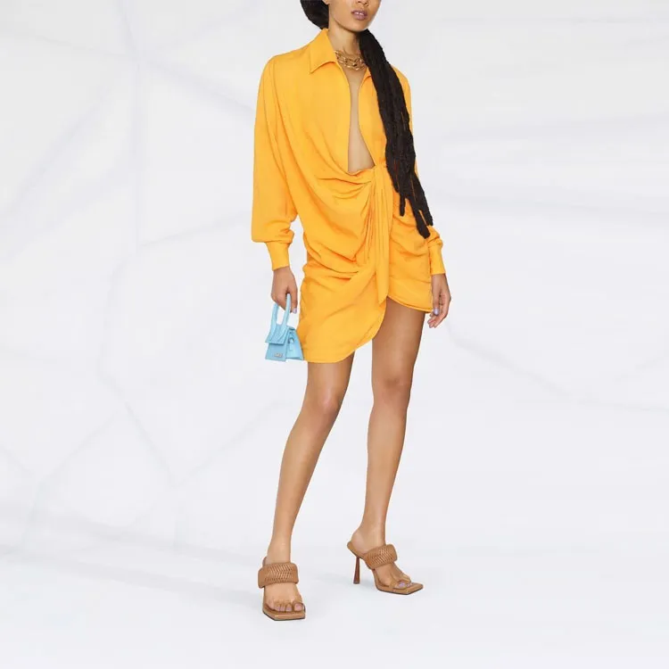 Jacquemus La Robe Bahia 'Orange'-1