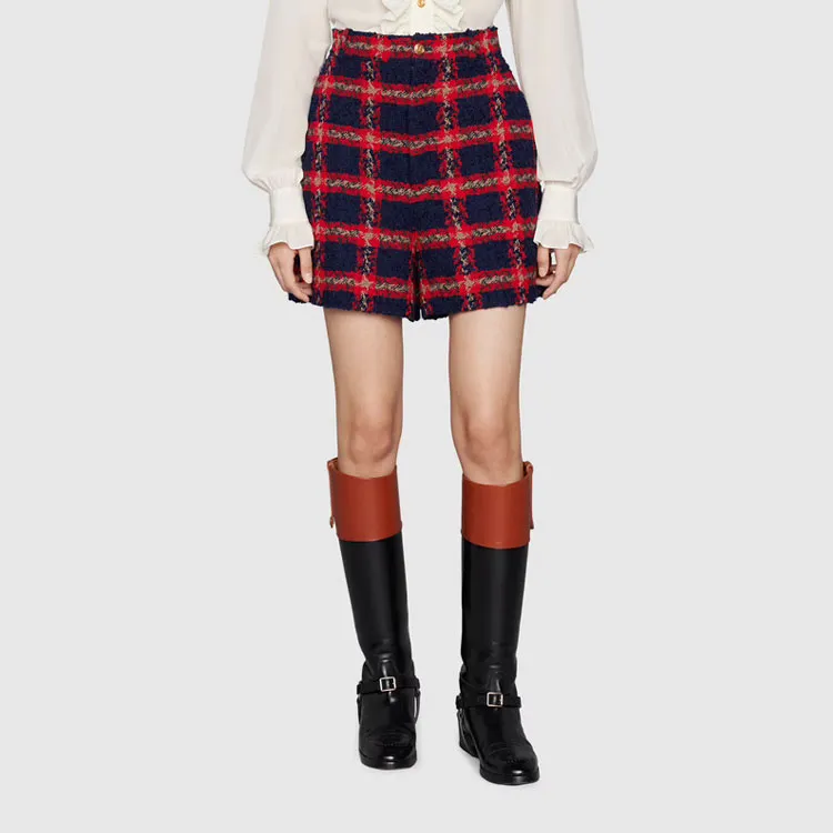 GUCCI Casual Shorts Women's Red-2