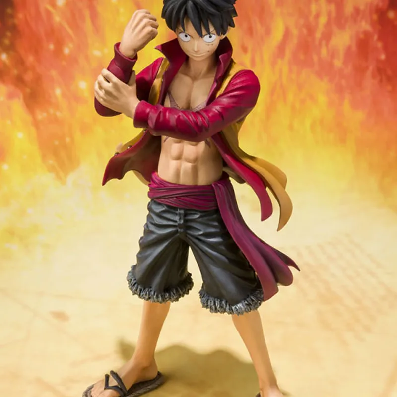 BANDAI Monkey D. Luffy Figuarts Zero One Piece Movie Luffy's Battle Outfit Scale Figures-1