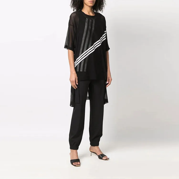 Y 3 T Shirts Women's Black-2