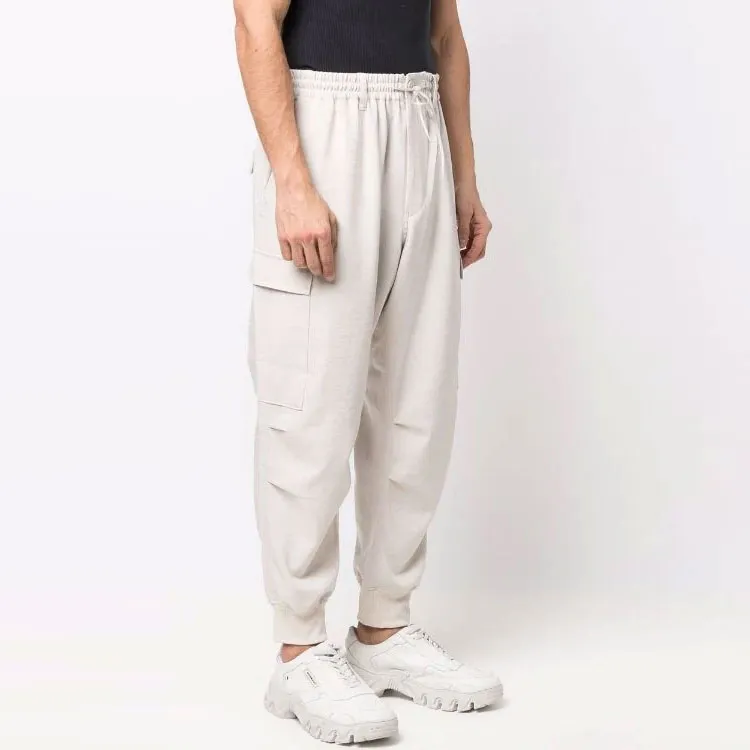 Y 3 Knitted Sweatpants Men Ecru-2