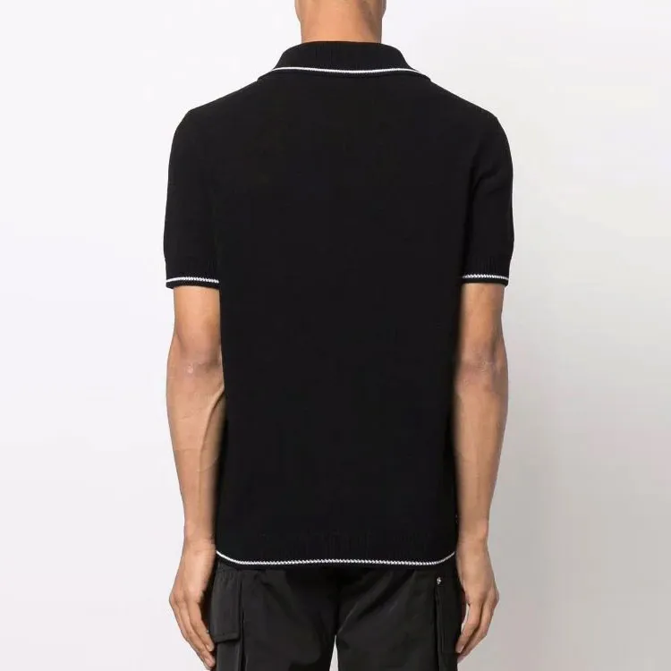 BALMAIN Polo Shirts Men Black-2