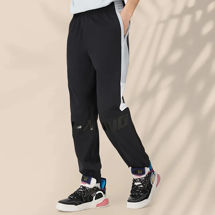 LiNing Sports Trend Series Sports Pants Men's Black-3