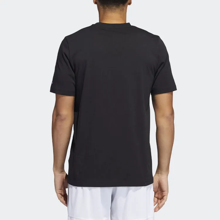 Adidas Set-in Sleeve T-Shirt Men's Black-2
