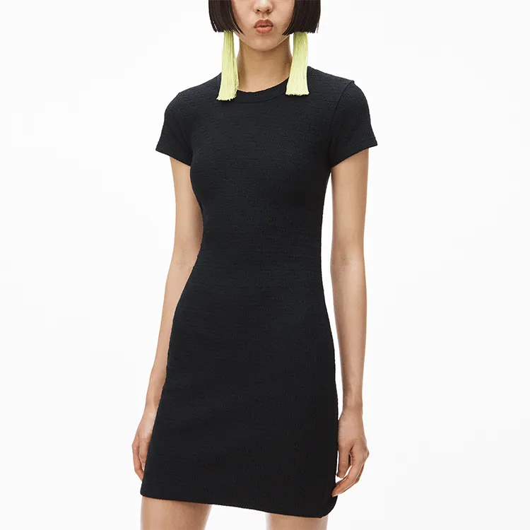 Alexander Wang Short Sleeved Dresses Women's Black-3