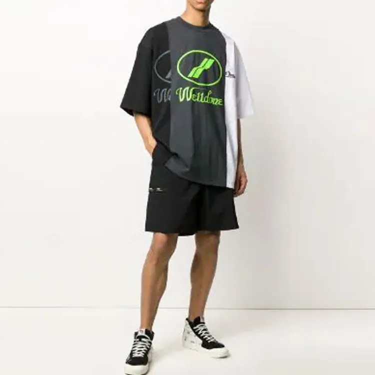 WE11DONE T Shirts Unisex Black-2