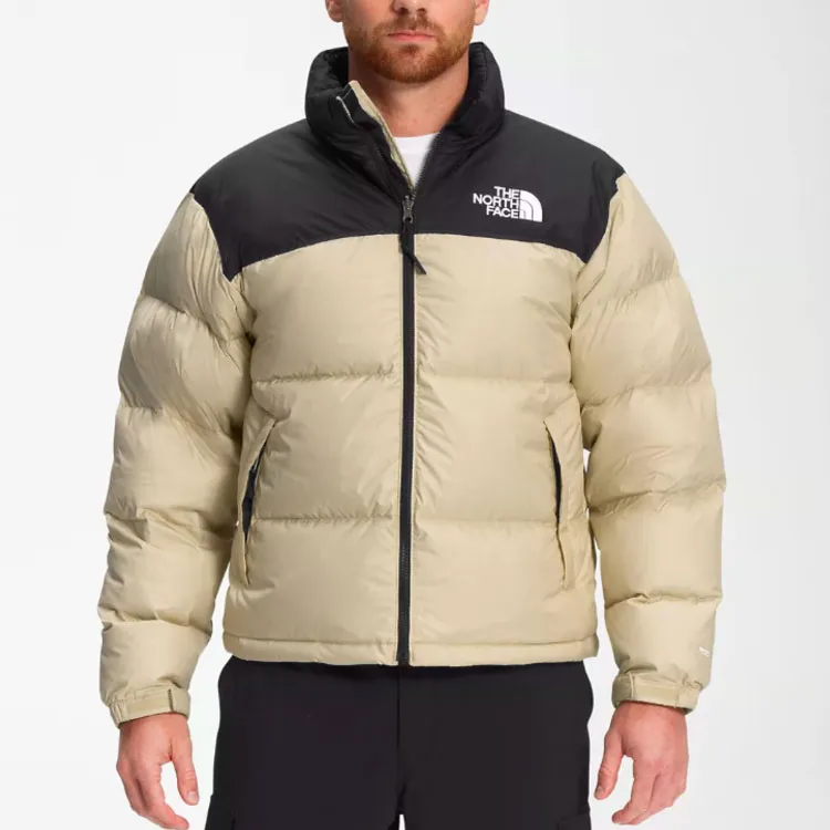 THE NORTH FACE Panelled Logo Puffer Jacket-3