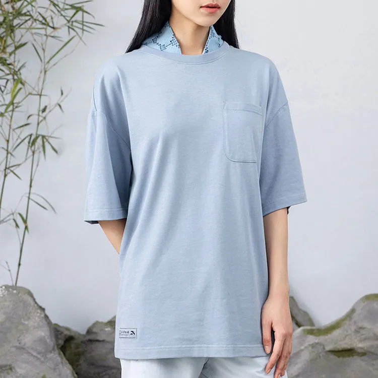 Anta x SUBO T-Shirt Unisex Blue Gray-4