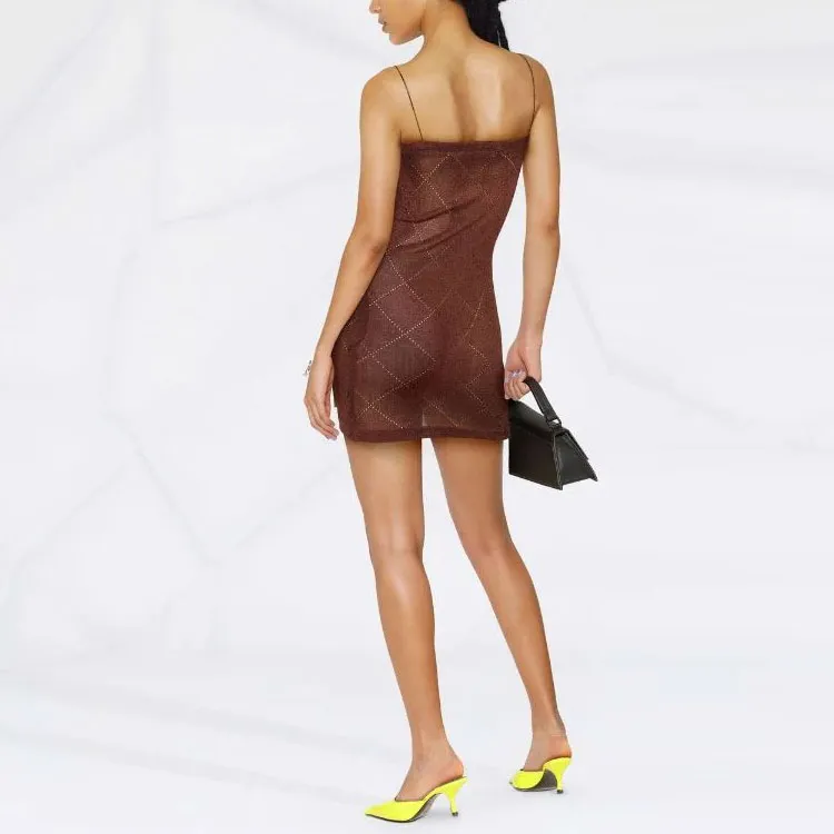 Y/Project Sleeveless Dresses Women's Brown-2