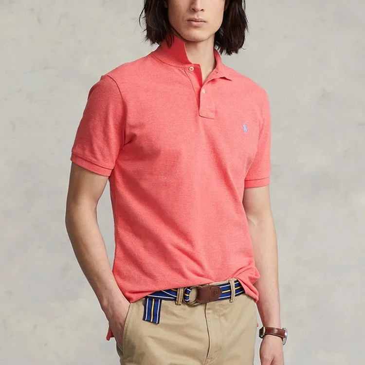 Polo Ralph Lauren SS22 Polo Shirt Men's Pink-2