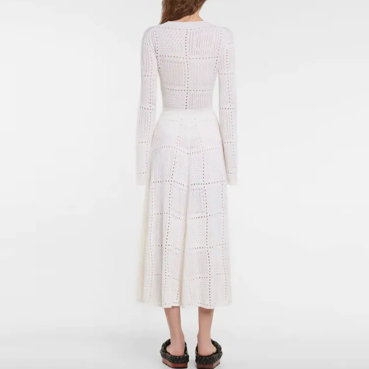 Chloé Casual Long Skirts Women's White-2