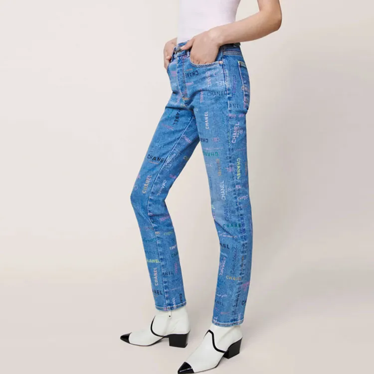 CHANEL Jeans Women's Blue-2