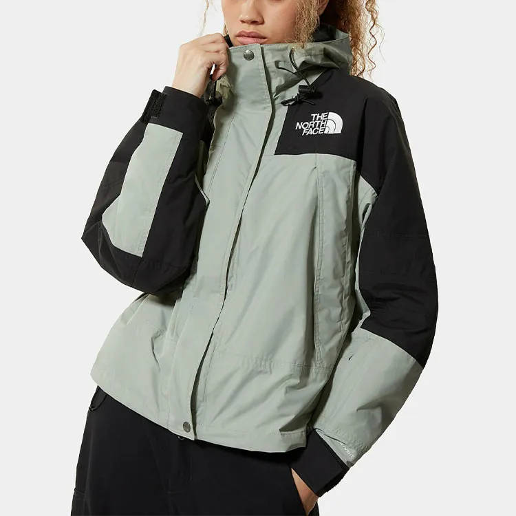 THE NORTH FACE Windbreaker Jackets Women's Gray Green-5