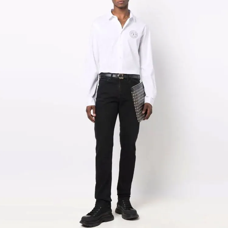 VERSACE JEANS COUTURE Shirts Men White-1