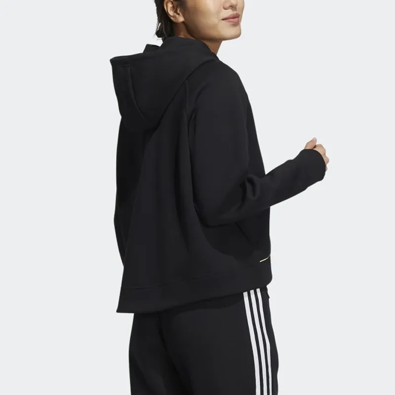 Adidas Cropped Coats Women's Black-2