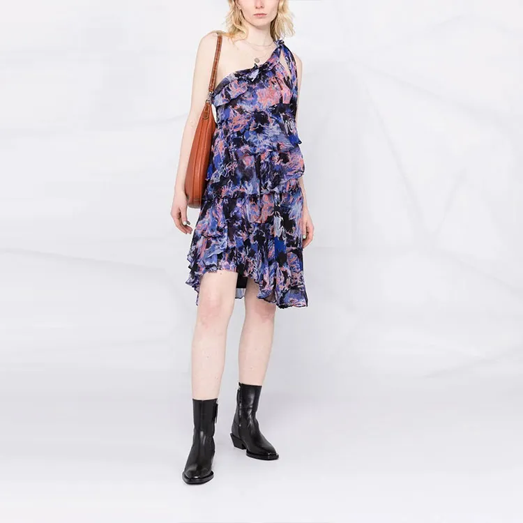IRO NIGHT Jofrey Abstract print Dress-2
