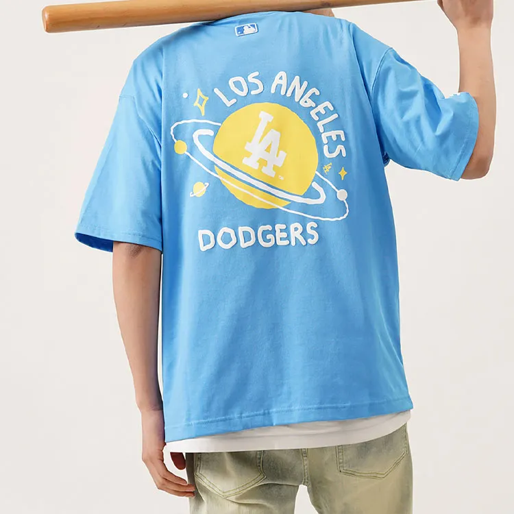 MLB T Shirt American Vintage, Dopamine Dressing Unisex Blue-3