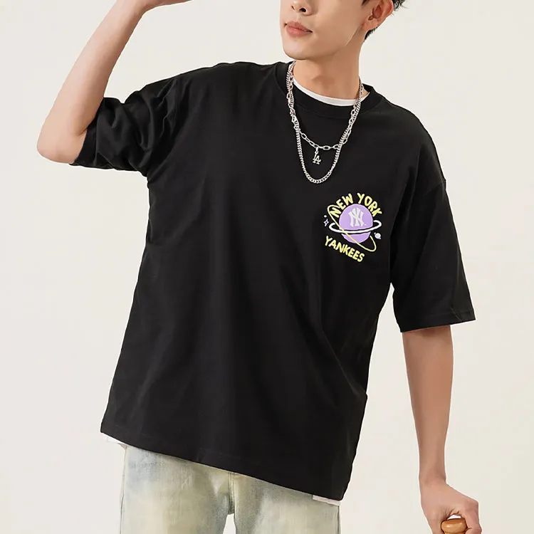 MLB T Shirt American Vintage Unisex Black-3