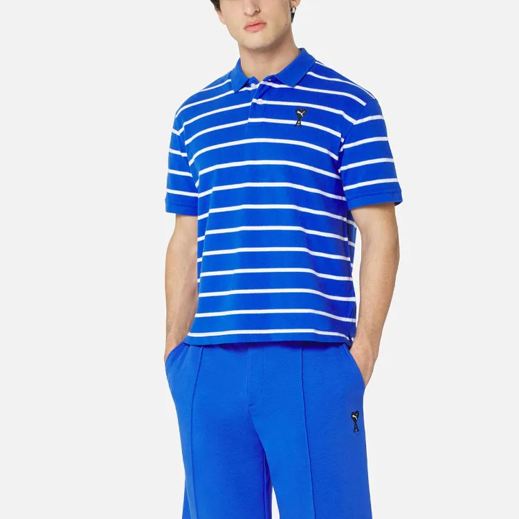 PUMA x Amiparis Polo Shirt Men's Blue-3