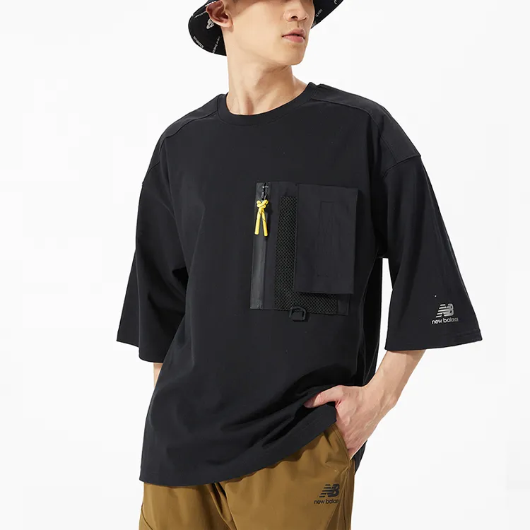 New Balance Drop Shoulder Sleeve T Shirt Men's-3