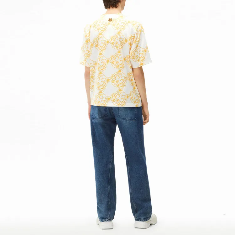KENZO T-Shirts Men Yellow-3
