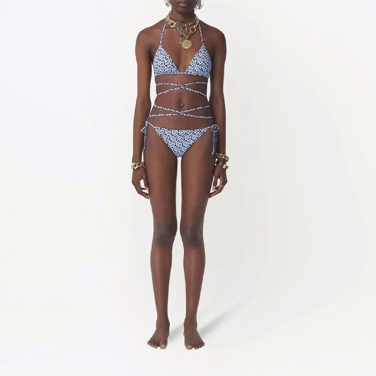Burberry Women's Bikini Sapphire Blue-1