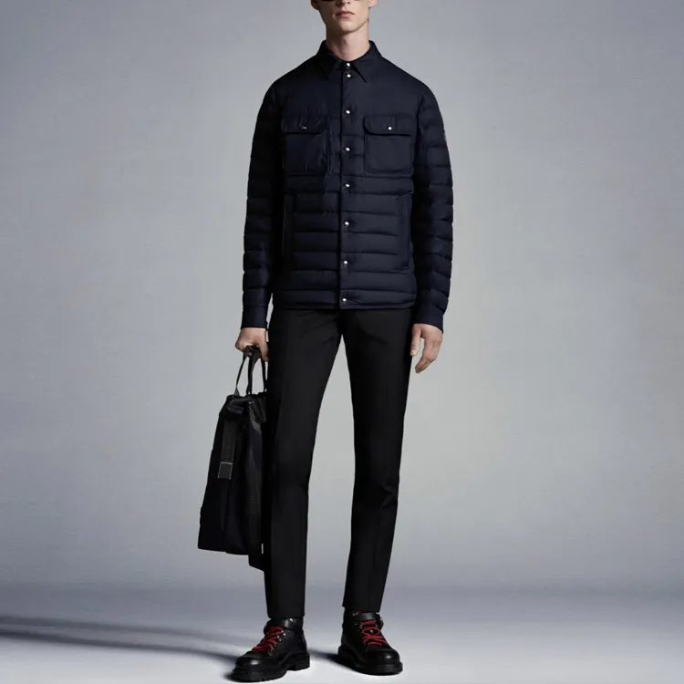 Moncler Down Jacket Men's Dark Blue-1