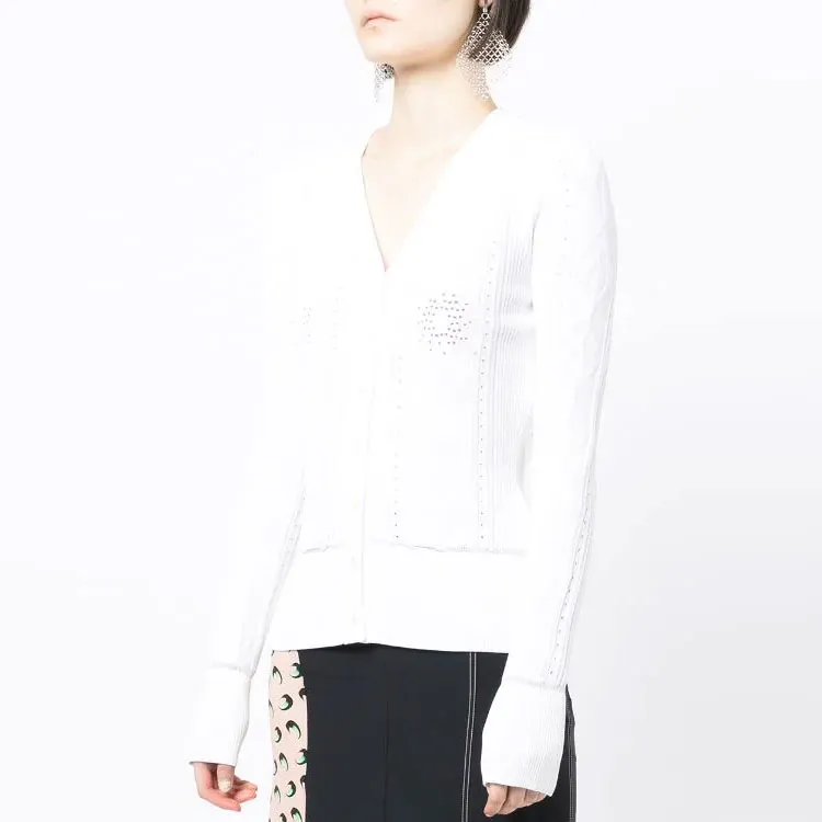 Marine Serre SS22 Knitwear Women's White-3