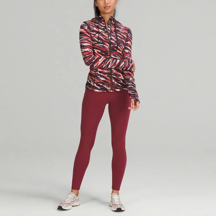 Lululemon Define Jacket Women's Smoky Red Mixed Color-2