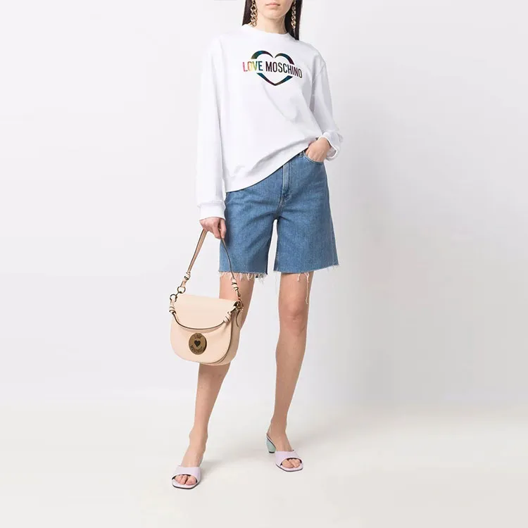 LOVE MOSCHINO Sweatshirts Women's White-2