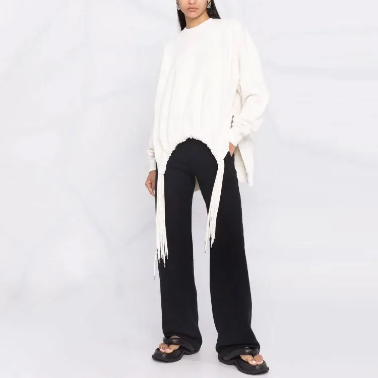 AMBUSH Multicord Crewneck Sweatshirt 'White'-1