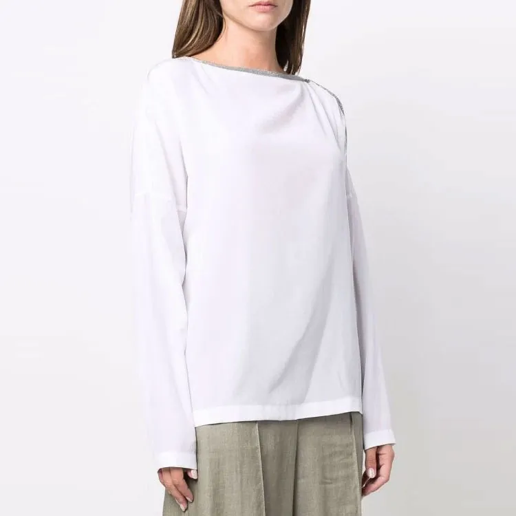 Brunello Cucinelli Cold shoulder Blouse-3