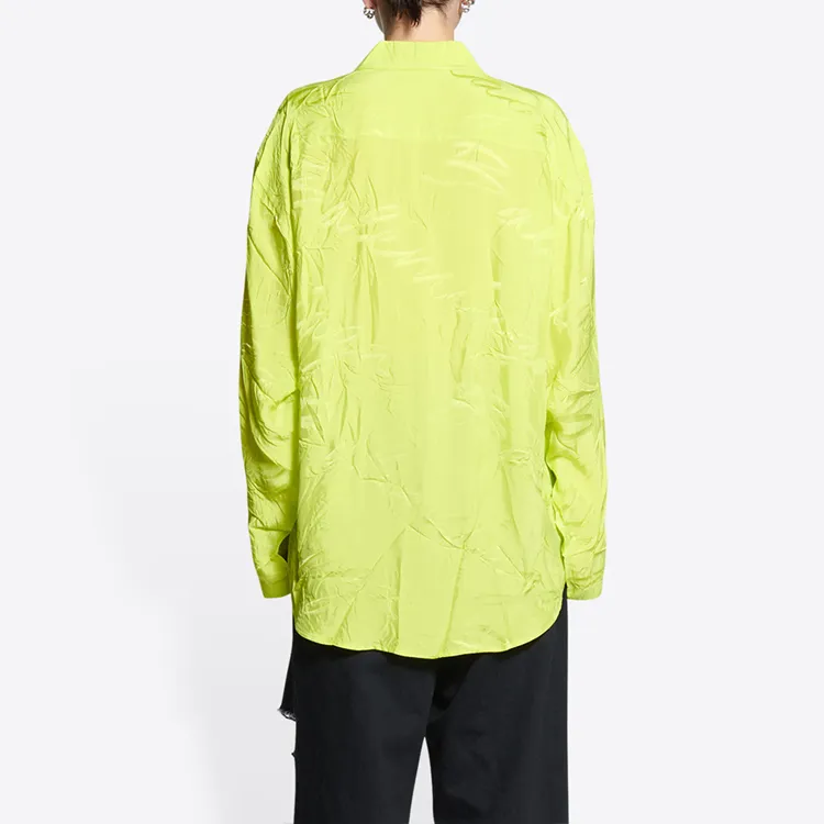 Balenciaga Shirts Women's Neon Yellow-3