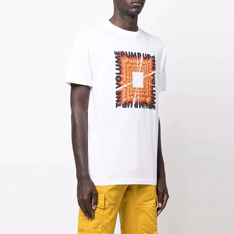Marcelo Burlon County Of Milan Pump Up The Volume Slogan T shirt-2
