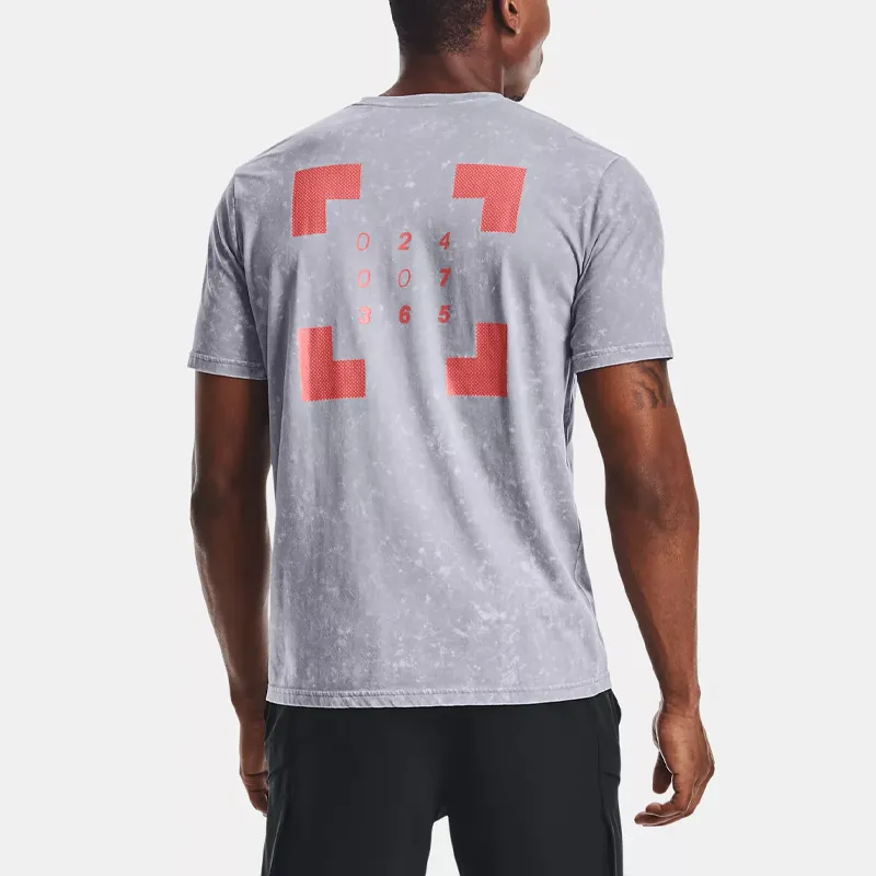 Under Armour T Shirt Men's Steel-3