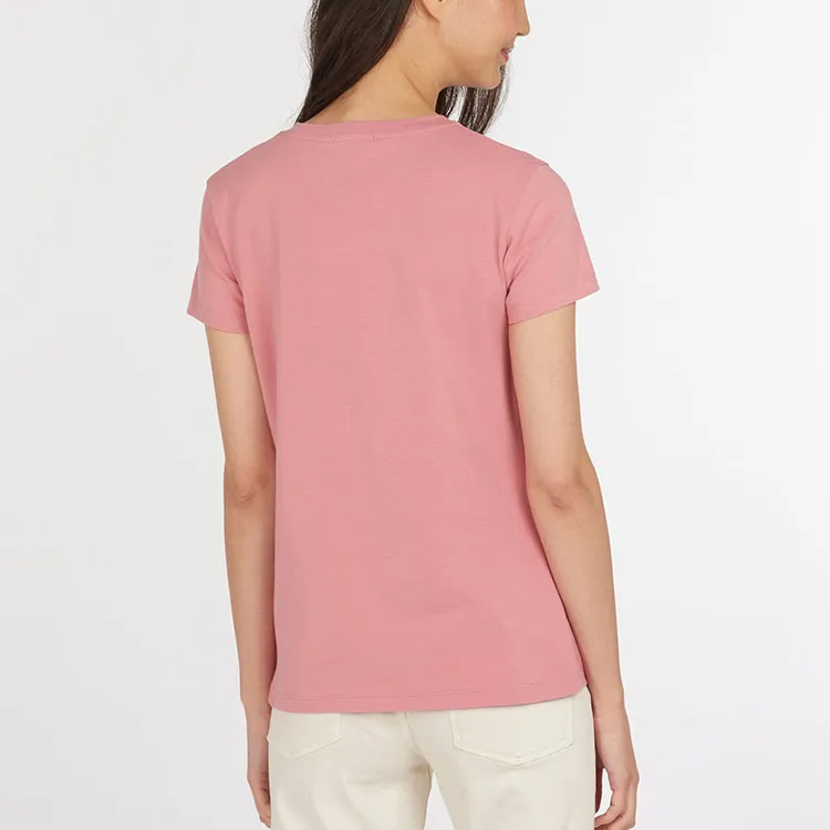 BARBOUR T-Shirts Women's Pink-3