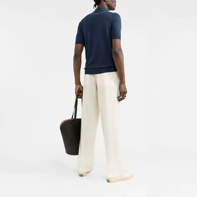 MALO Straight Hem Polo Shirt-2