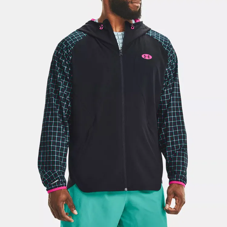 Under Armour Woven Collection Jackets Men Black-4