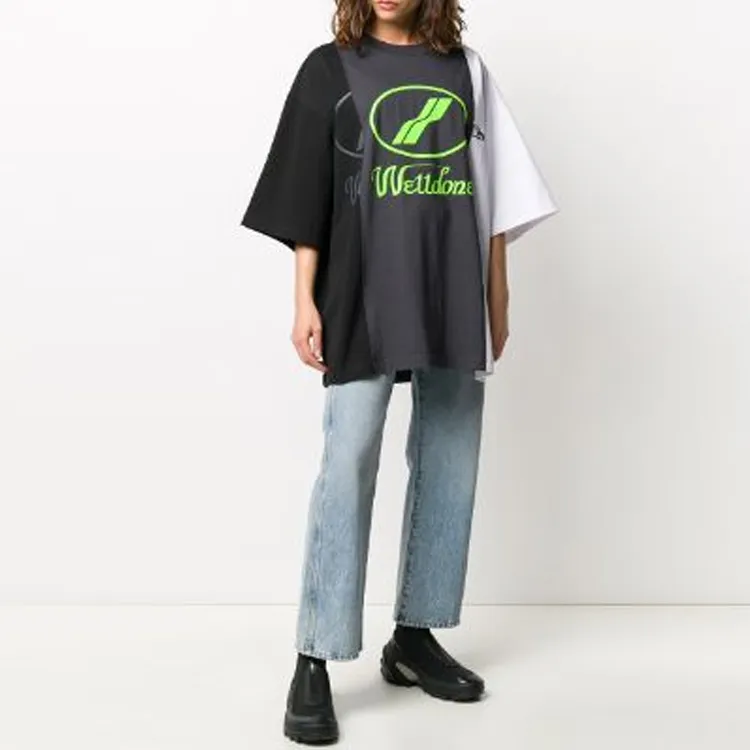 WE11DONE T Shirts Unisex Black-1