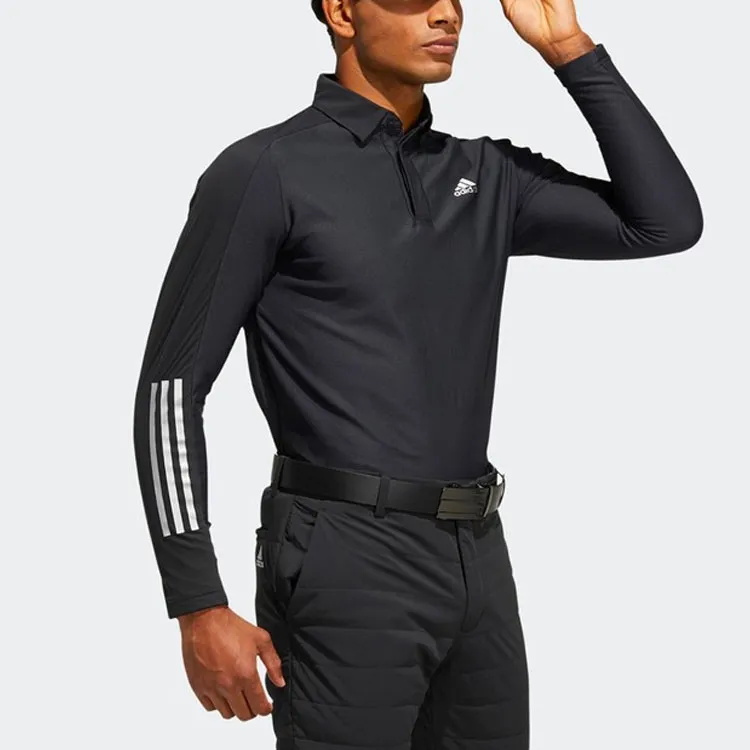 Adidas Polo Shirts Men Black-3