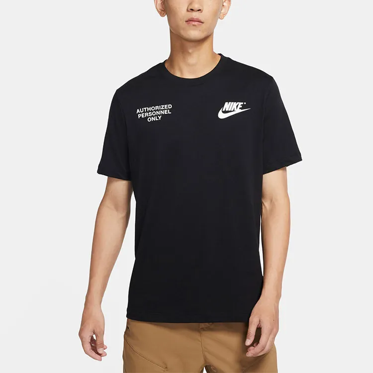 Nike SS22 Set in Sleeve T Shirt Men's Black-3