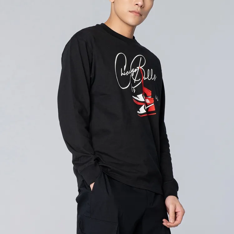 Jordan T Shirts Men Black-4