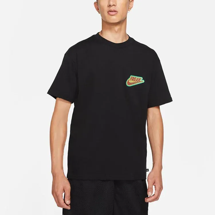 Nike T Shirts Men Black-3